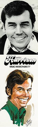 Picture and Caricature of Harry Harrison at WABC