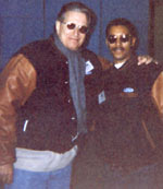 Boss Jock and Disciple.....Don Steele and myself at a Ford Media event in 1996. It was the last time I saw him.
