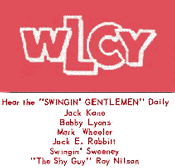 WLCY logo and lineup, 1966