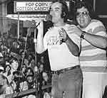 Big John Bina and Howard Hoffman, WPRO-FM AC/DC Concert, 1978