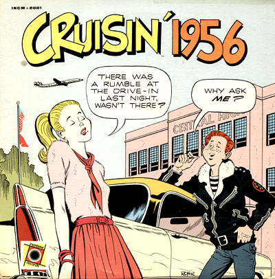 Front cover of CRUSIN 1956 LP