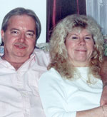 Her friend Brad and Sharon, 2002