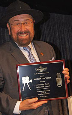 Shotgun Tom Kelly and The Pacific Pioneer Broadcasters Art Gilmore Career Achievement Award